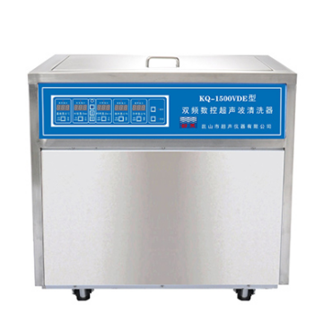 昆山舒美112L落地式数控超声波清洗器KQ-1500VDE(双频)